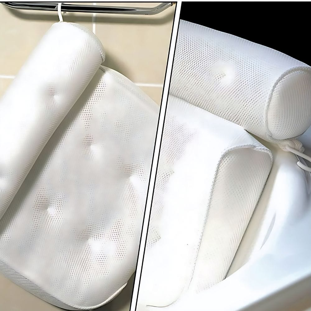 Relaxing Bath Cushion Headrest Back Pillow for Bathtub - Merchandise Plug