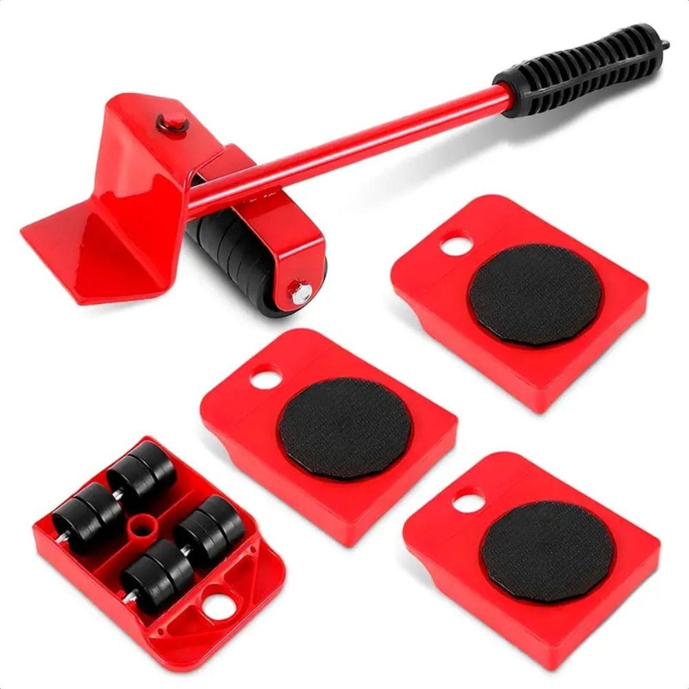 Heavy Duty Industrial Locking Moving Caster Wheels 5 PCS - Merchandise Plug