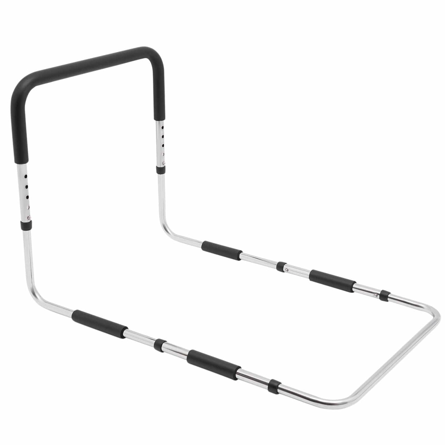 Adjustable Metal Bed Assist Rail for Seniors – Portable Bed Safety Support for Adults - Merchandise Plug