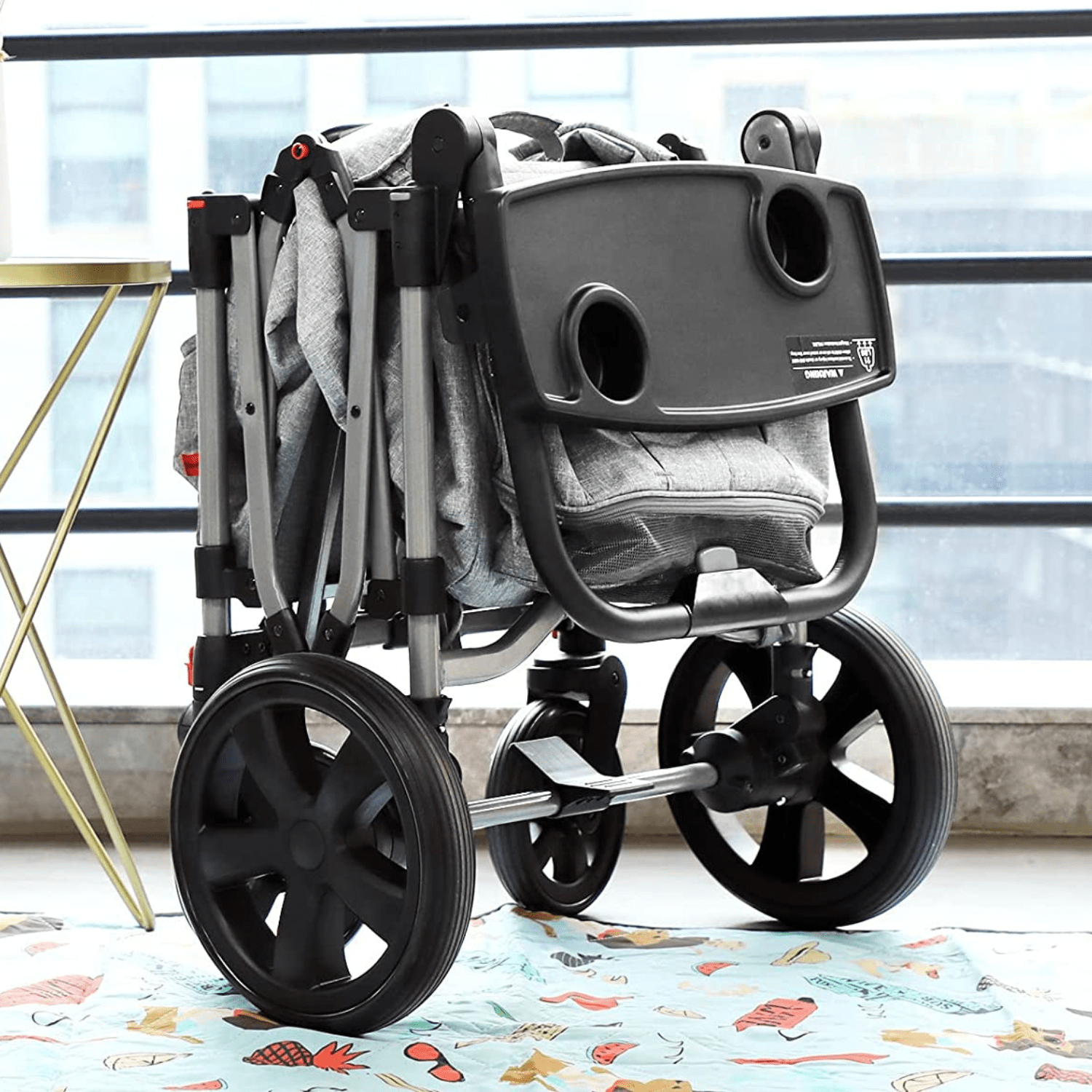 Large Capacity Folding Outdoor Kids / Baby Stroller Wagon - Merchandise Plug