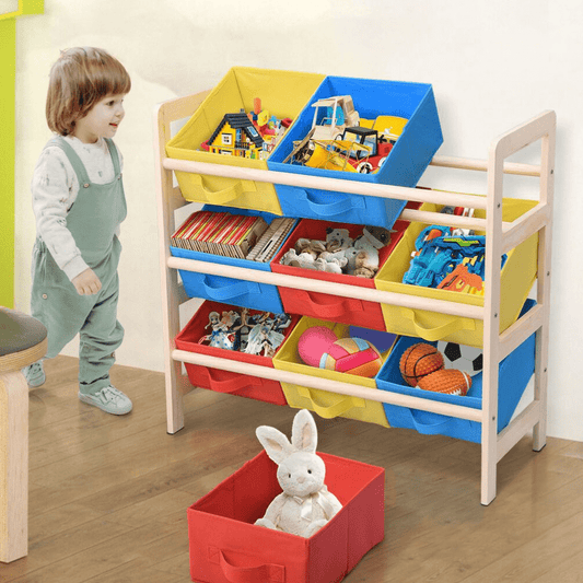 Kids Large Capacity Colorful Toy Storage Organizer - Merchandise Plug