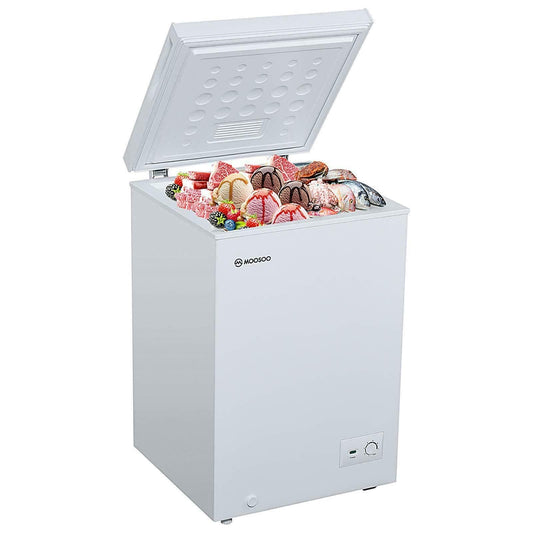 Large Capacity Small Upright Deep Chest Freezer 3.5 cu ft. - Merchandise Plug