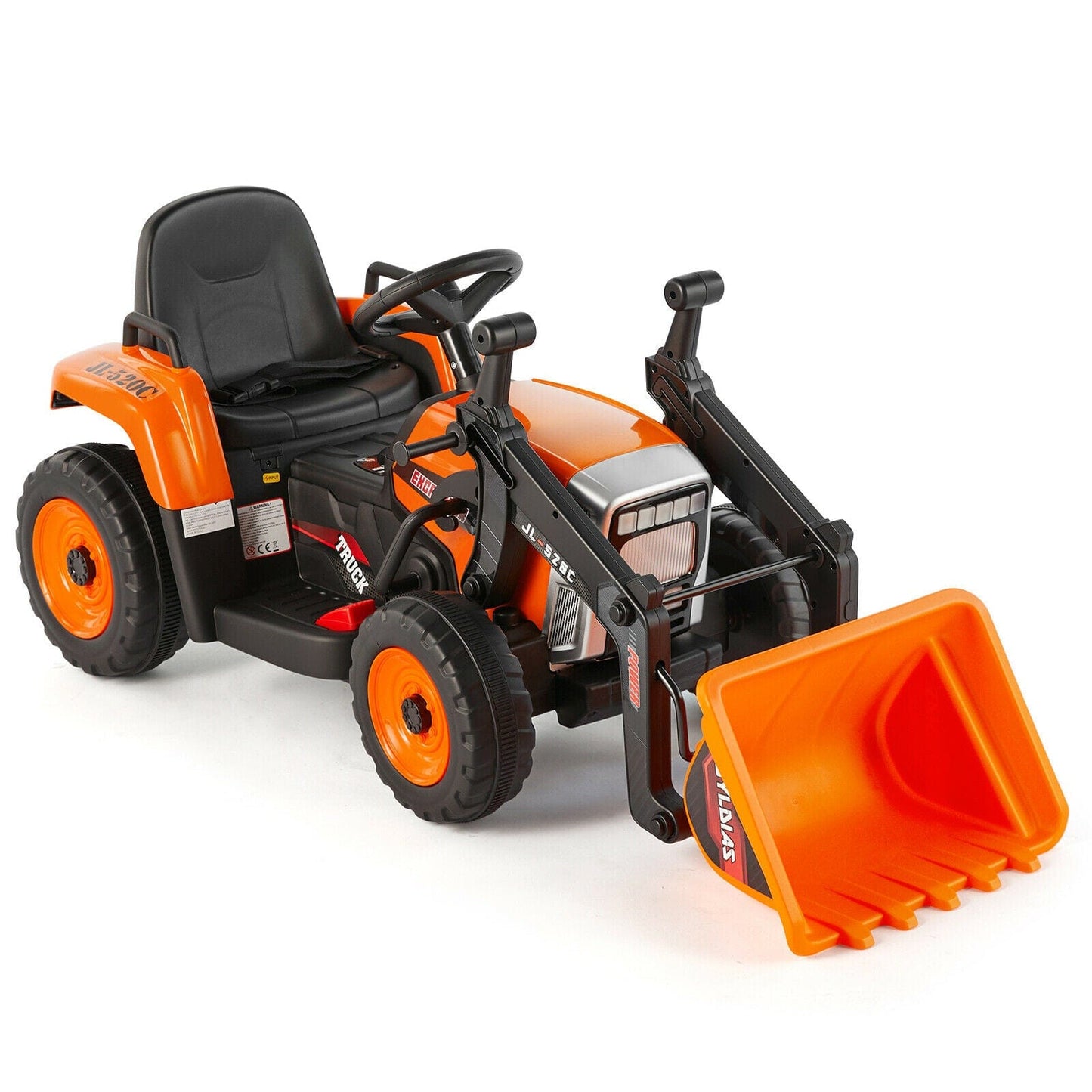 Kids Battery Powered Ride On Excavator Digger Toy 12V - Merchandise Plug