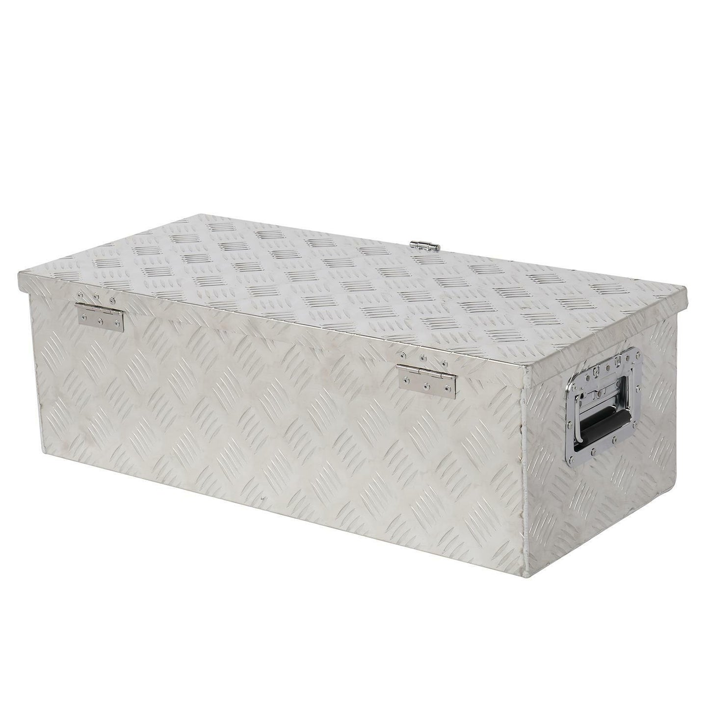Heavy Duty Full Size Aluminum Truck Bed Tool Storage Chest Box 30" - Merchandise Plug