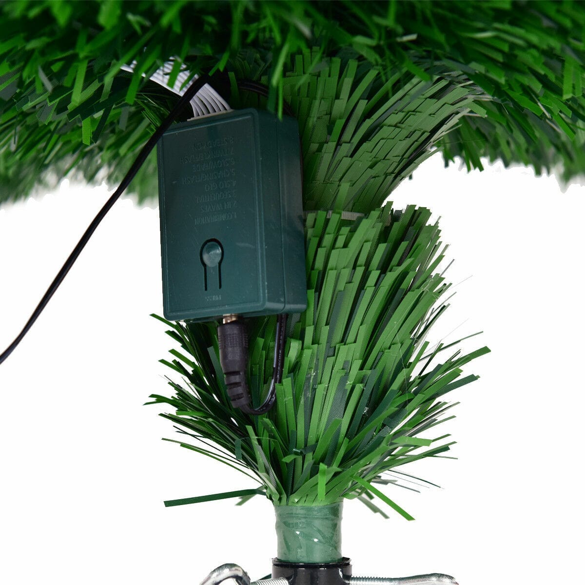 Large Green Artificial Pre Lit Home Holiday Christmas Tree 7FT - Merchandise Plug