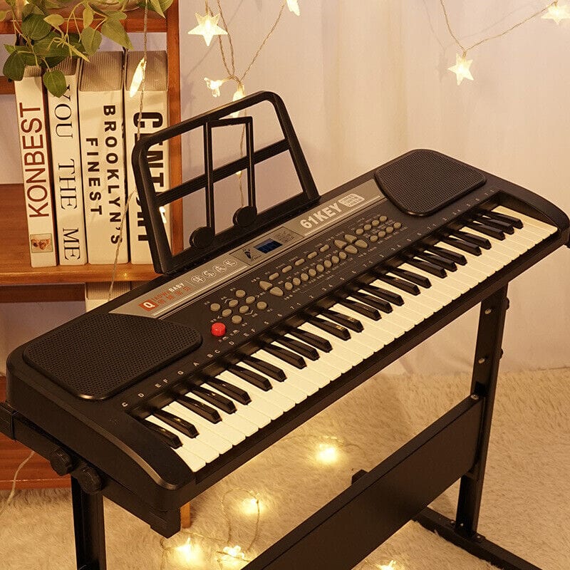 All Star Beginner Kids Play Learning Piano With Stand - Merchandise Plug