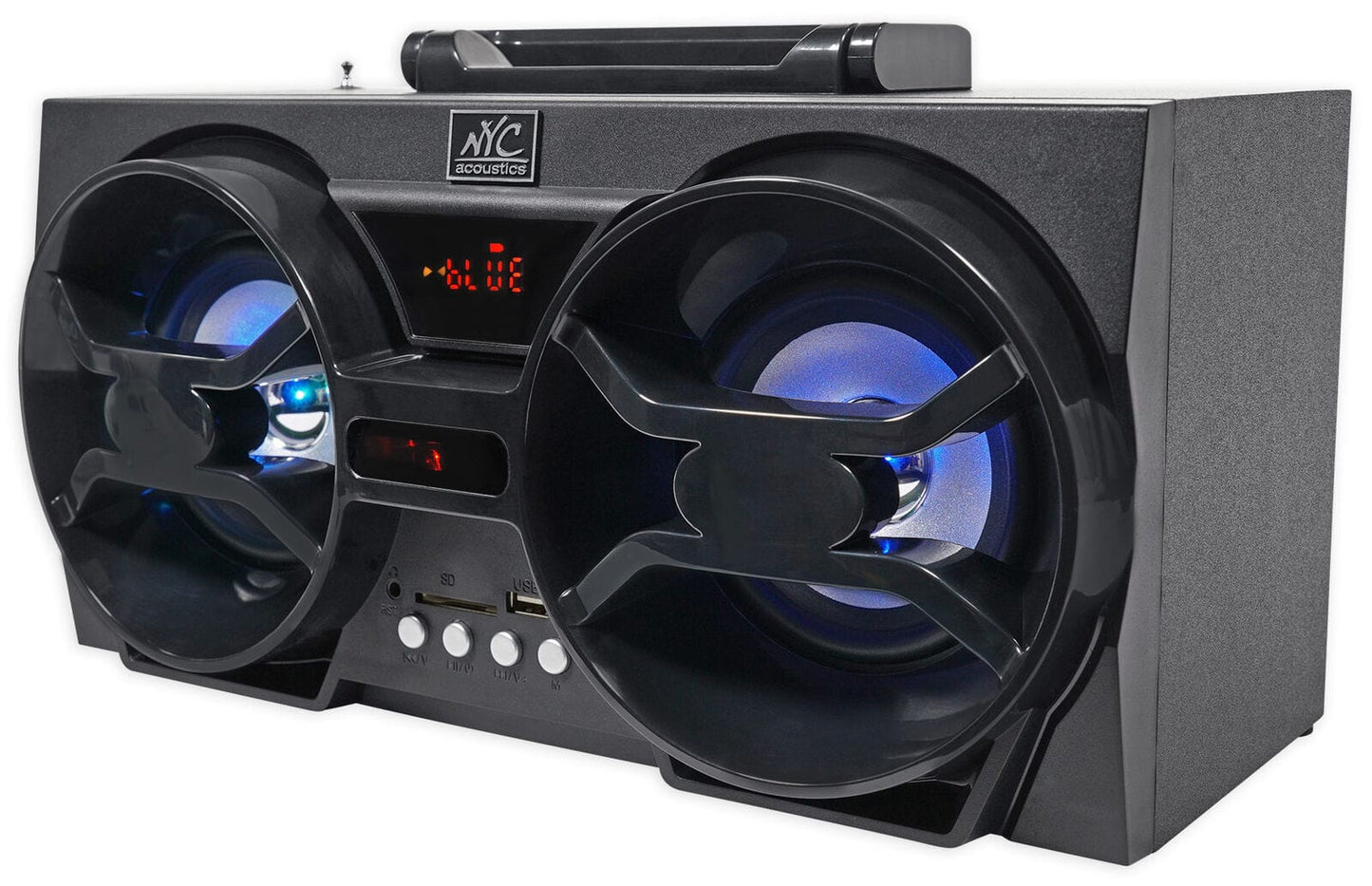 Portable Retro Bluetooth Boombox Speaker - Merchandise Plug