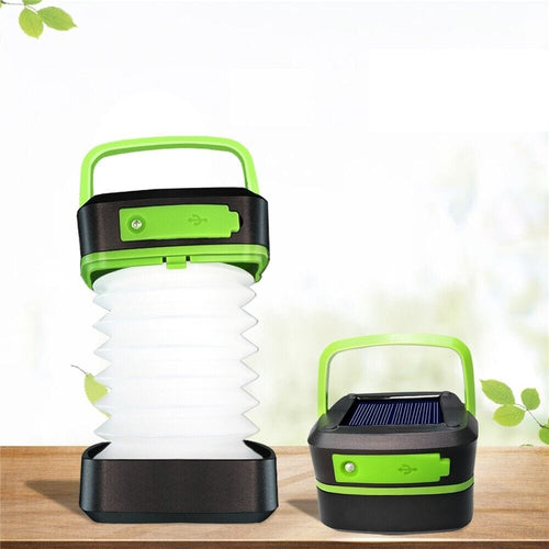 Rechargeable Solar LED Camping Lantern - Merchandise Plug