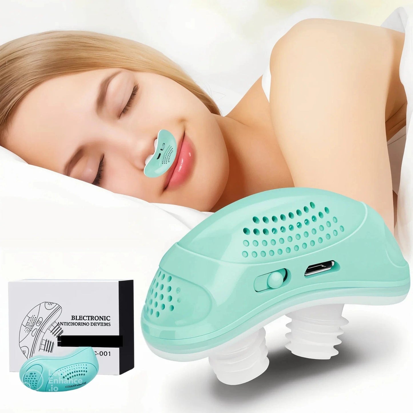 Micro CPAP Sleep Apnea Device – Compact Anti Snoring Machine for Travel & Home Use
