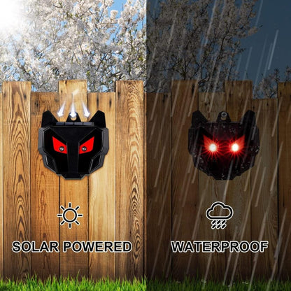 Solar Powered Outdoor Nocturnal Animal Repeller 2PCS