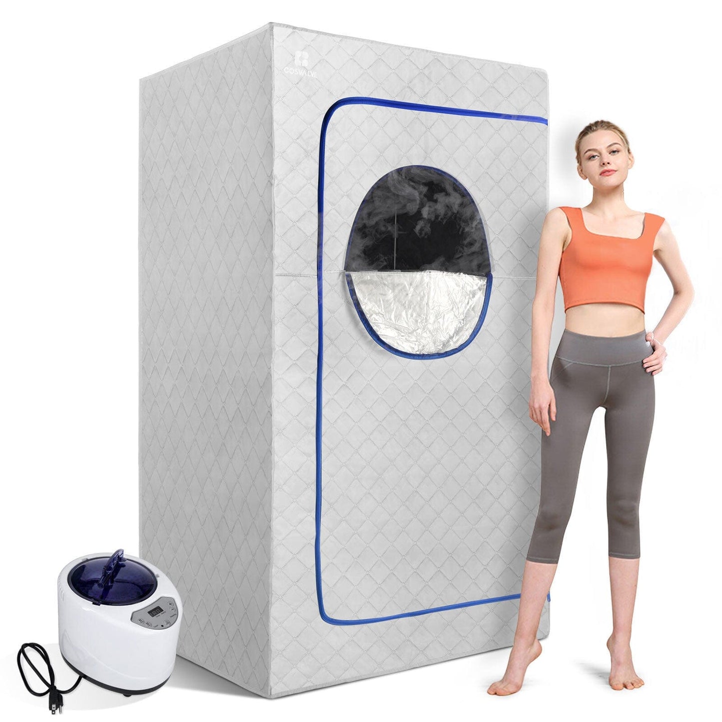 Personal Portable Indoor / Outdoor Home Steam Sauna Kit - Merchandise Plug