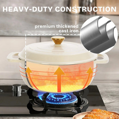 Enameled Cast Iron Dutch Oven Pot - Merchandise Plug