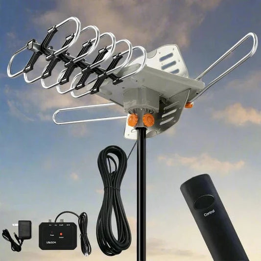 990 Mile Long Distance Amplified Outdoor Digital TV Antenna
