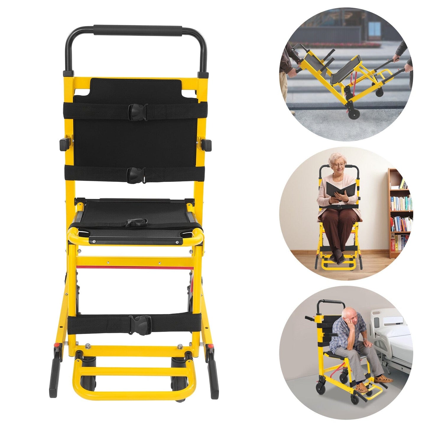Motorized Stair Climbing Wheelchair Lift – Portable Electric Chair for Elderly & Seniors