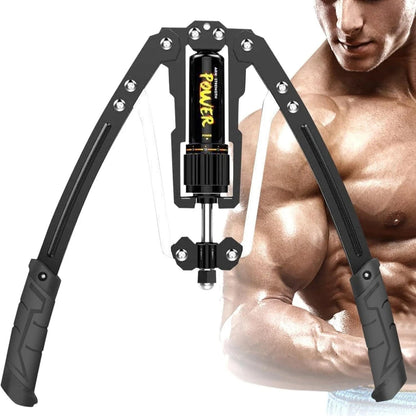 Heavy Duty Hydraulic Chest Arm Resistance Exerciser Workout Tool