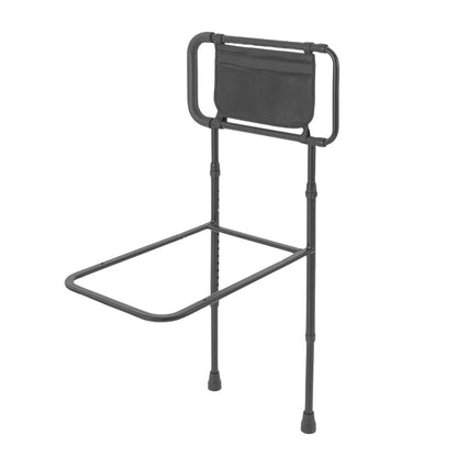 Heavy Duty Bed Guard Rail for Elderly Adults – Metal Bed Safety Rail with Storage Pouch