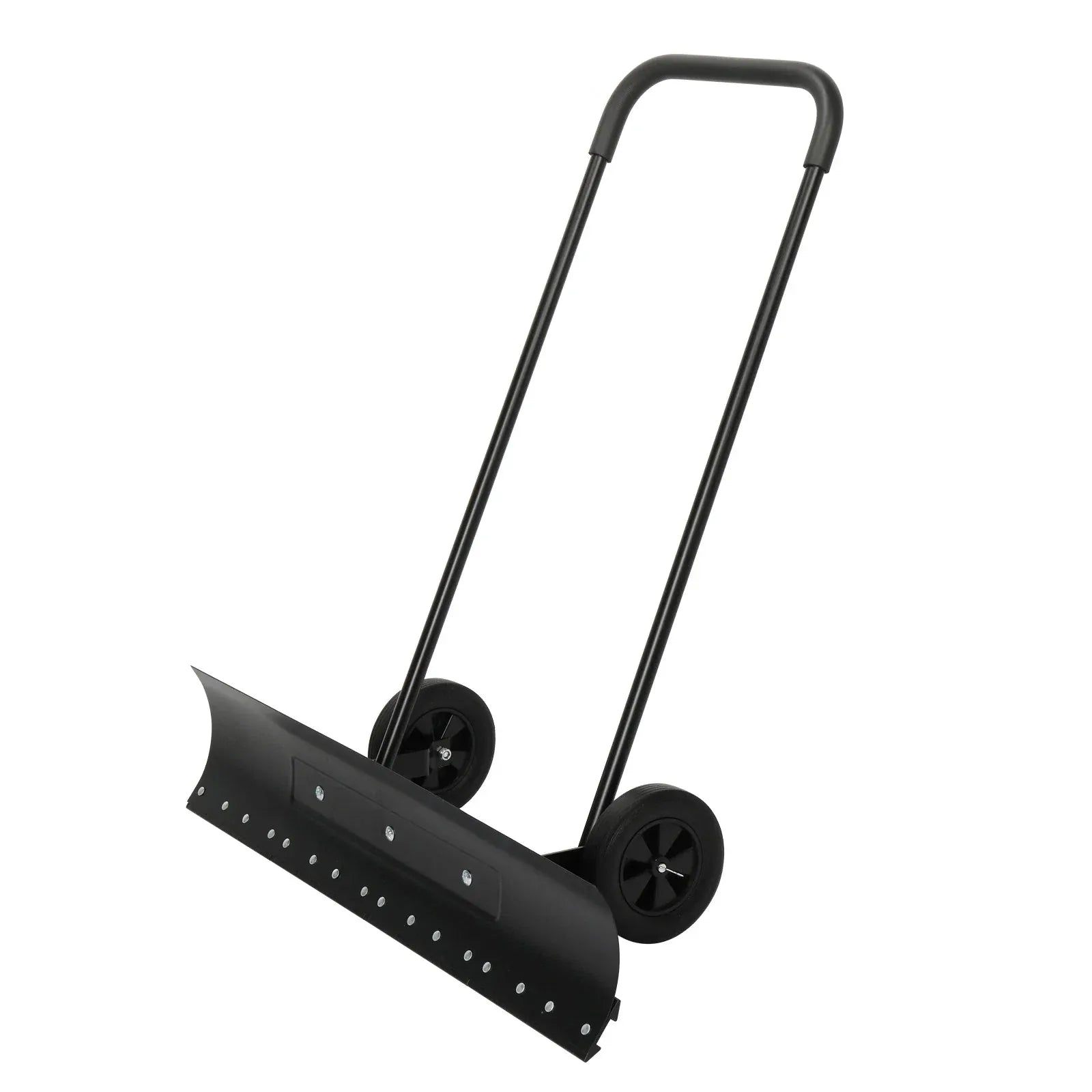 Ergonomic Snow Pusher Shovel With Wheels - Merchandise Plug