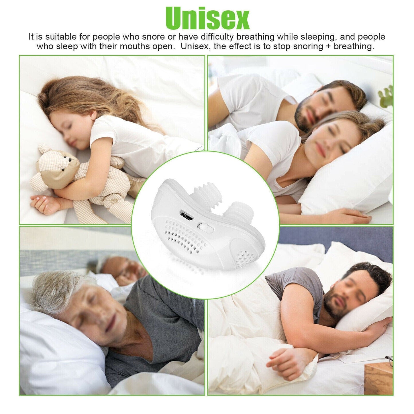 Micro CPAP Sleep Apnea Device – Compact Anti Snoring Machine for Travel & Home Use