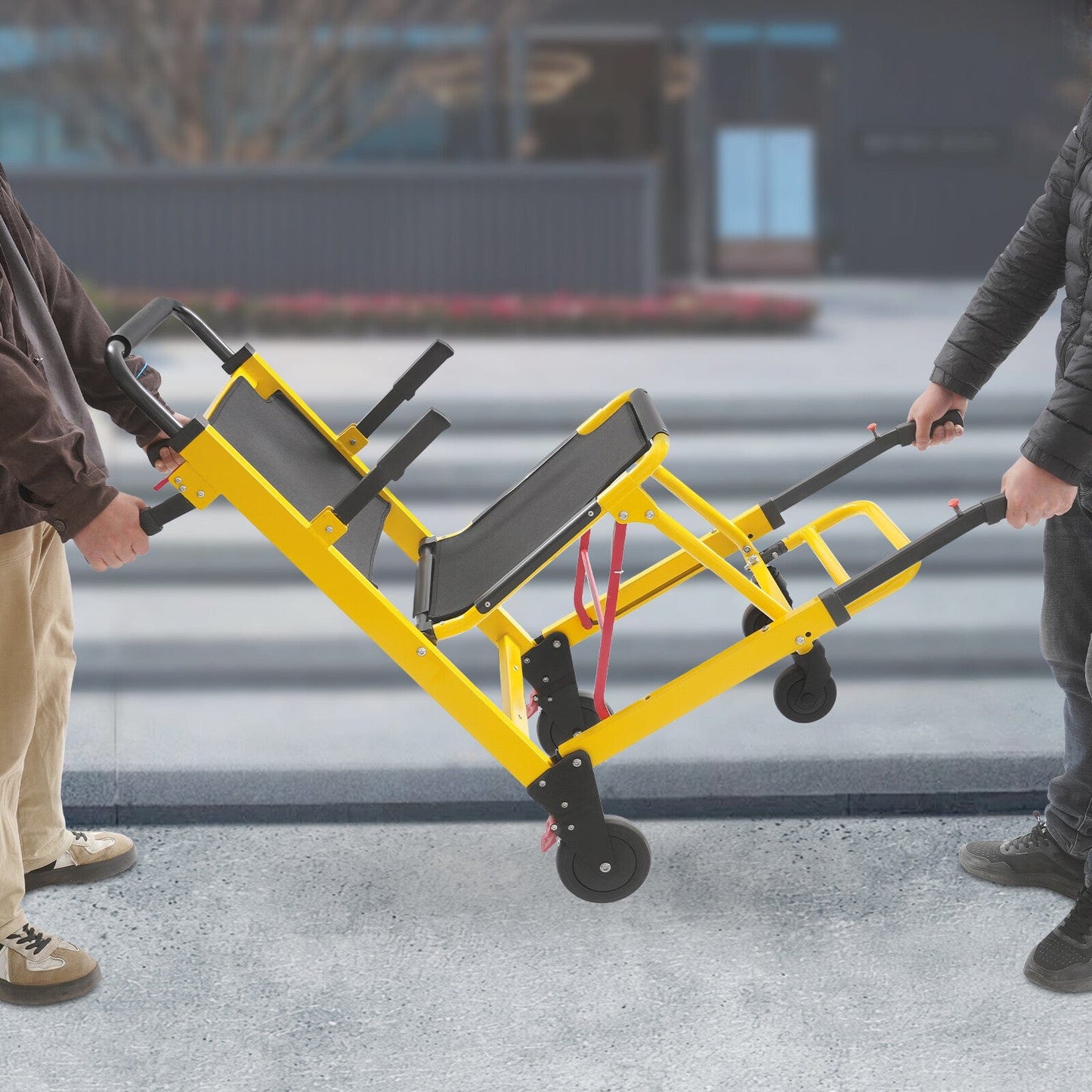 Motorized Stair Climbing Wheelchair Lift – Portable Electric Chair for Elderly & Seniors