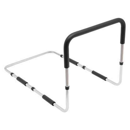 Adjustable Metal Bed Assist Rail for Seniors – Portable Bed Safety Support for Adults - Merchandise Plug