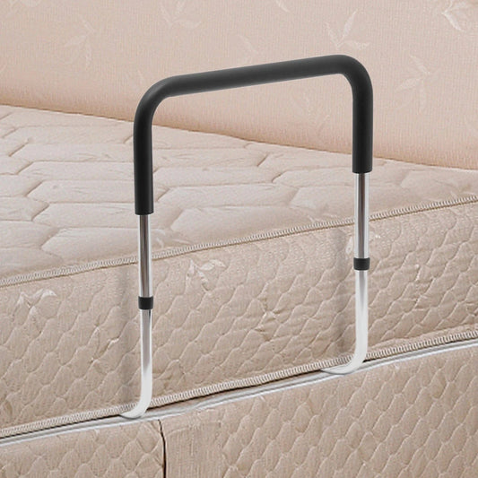 Adjustable Metal Bed Assist Rail for Seniors – Portable Bed Safety Support for Adults