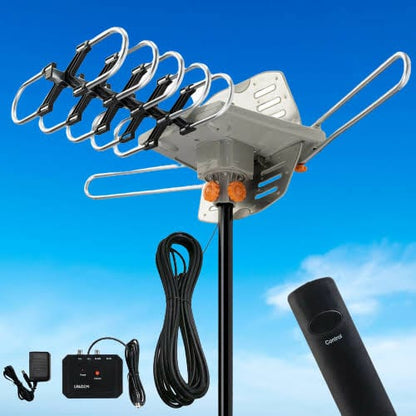 990 Mile Long Distance Amplified Outdoor Digital TV Antenna