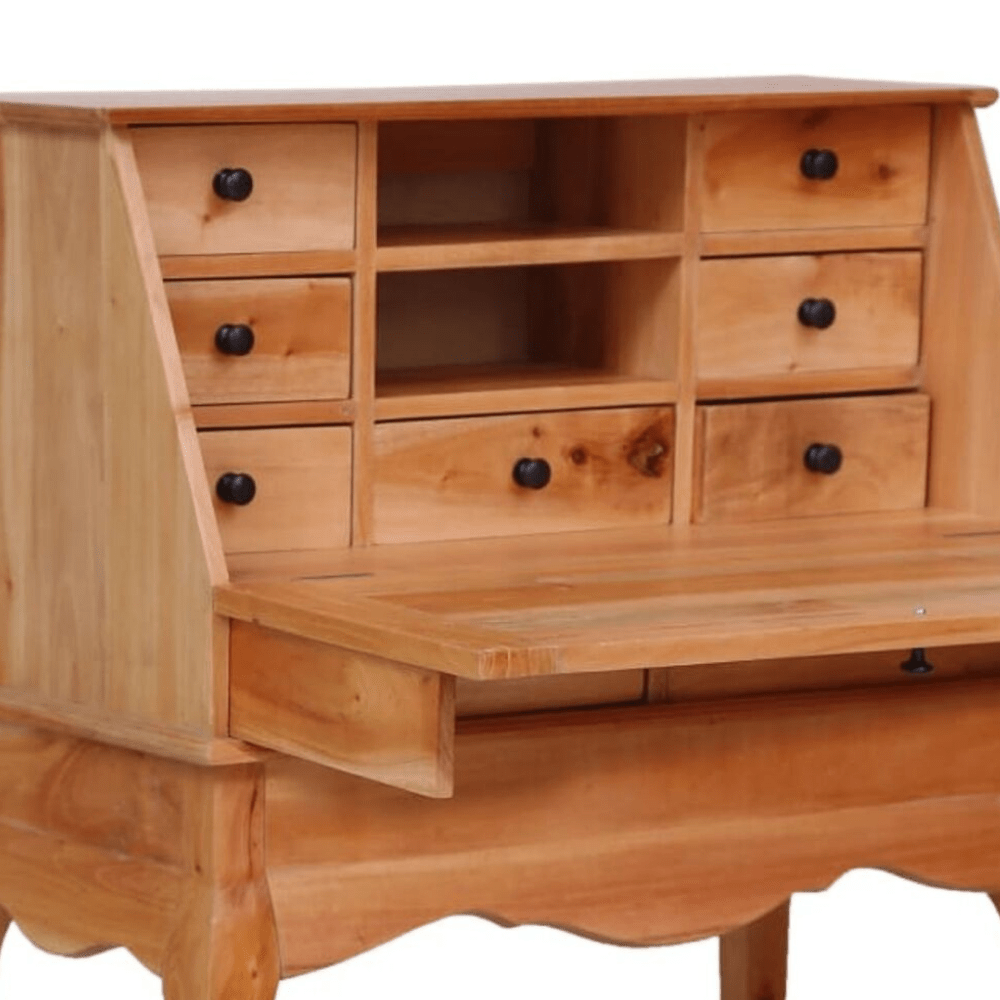 Exclusive Antique Modern Secretary Hutch Storage Desk - Merchandise Plug