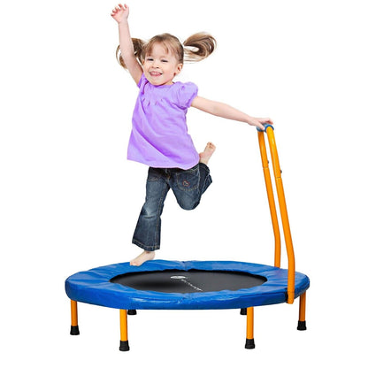 Kids Indoor / Outdoor Active Gymnastics Rebounder Trampoline 