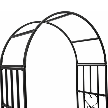 Large Outdoor Backyard Garden Arbor Archway Trellis Bench - Merchandise Plug