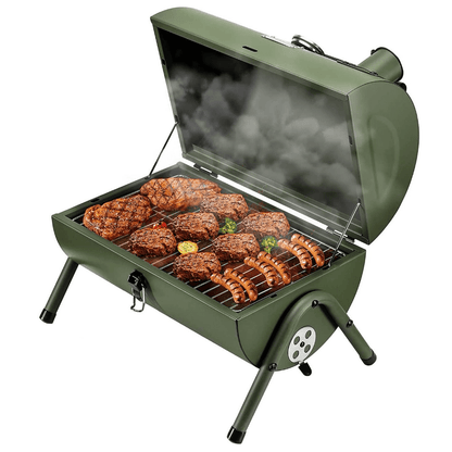 Heavy Duty Portable Charcoal BBQ Smoker Grill Pit - Merchandise Plug