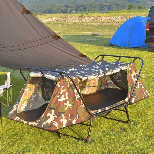 Portable One Person Outdoor Off The Ground Camping Cot Bed Tent - Merchandise Plug