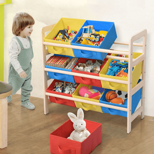 Kids Large Capacity Colorful Toy Storage Organizer - Merchandise Plug