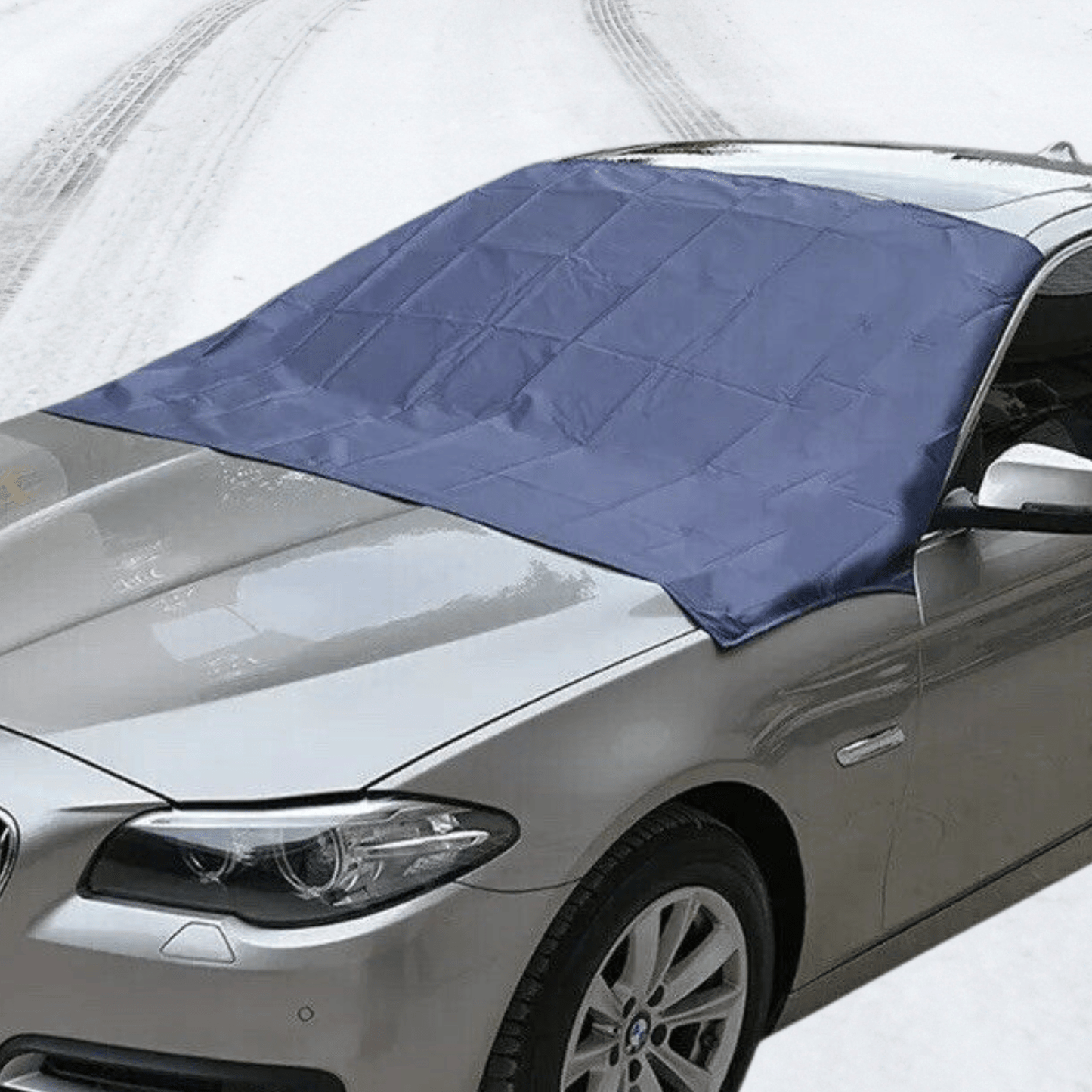 Full Coverage Magnetic Winter Windshield Snow Protector Cover - Merchandise Plug