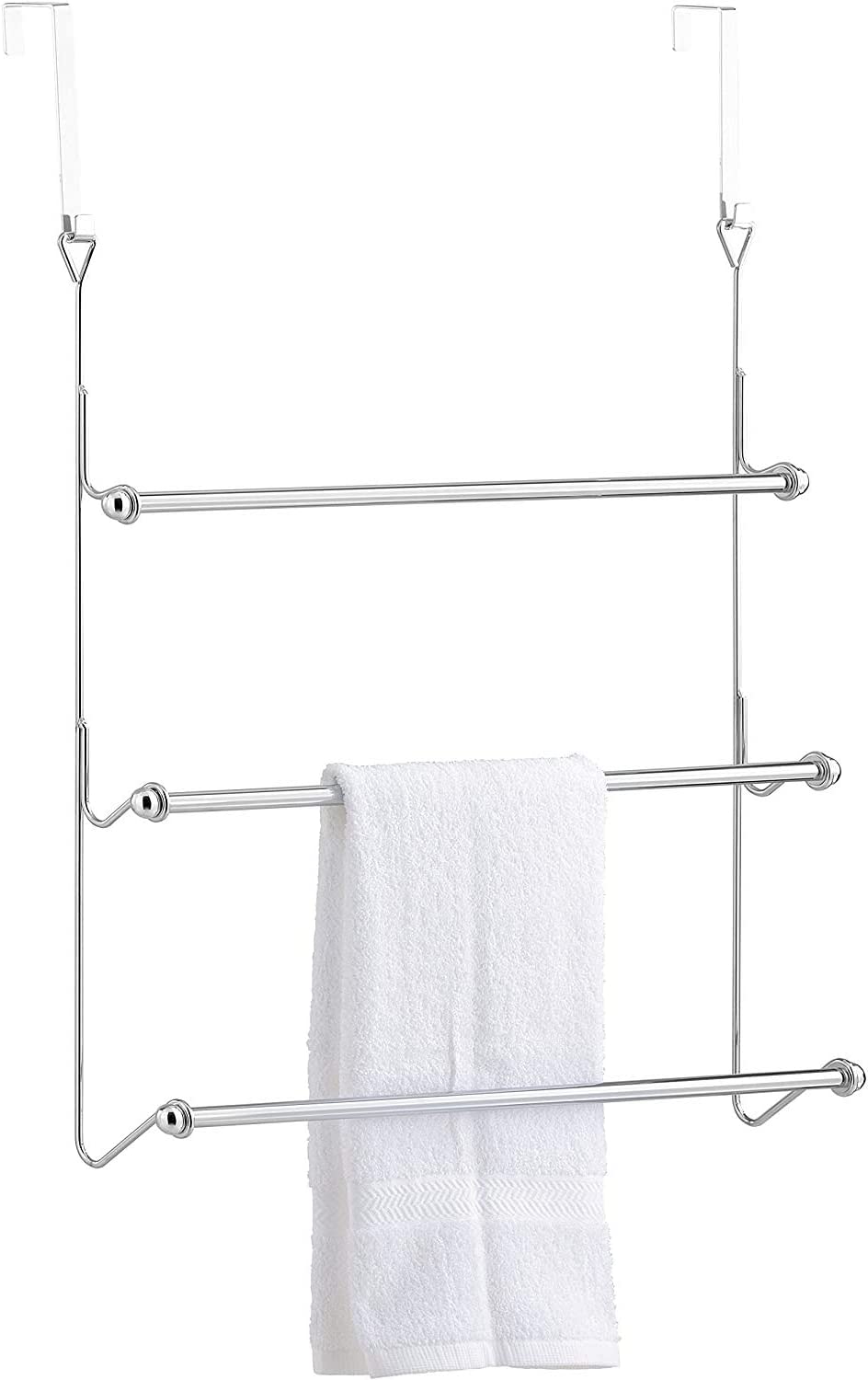 Over The Door Bathroom Towel Bar Rack Holder - Merchandise Plug