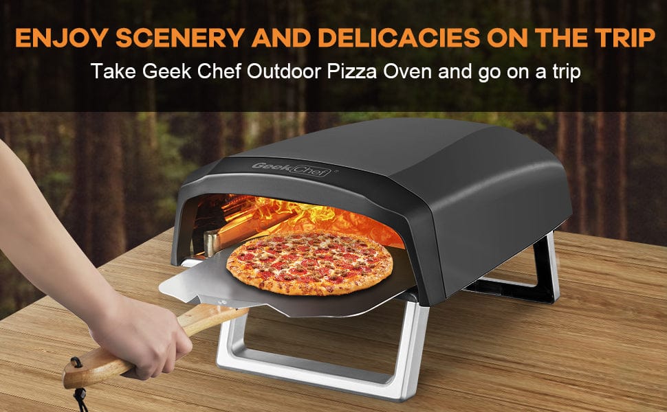 12 Inch Portable Gas Outdoor Pizza Oven - Merchandise Plug