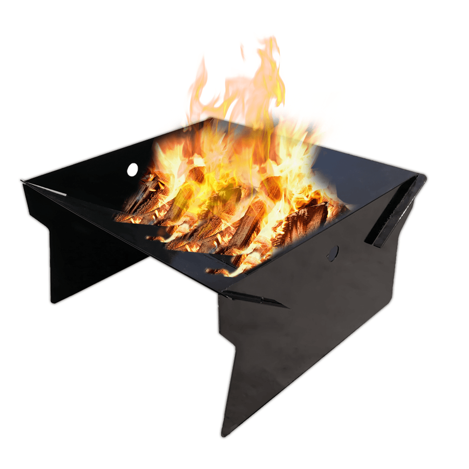 Portable Outdoor Camping Wood Burning Fire Pit - Merchandise Plug