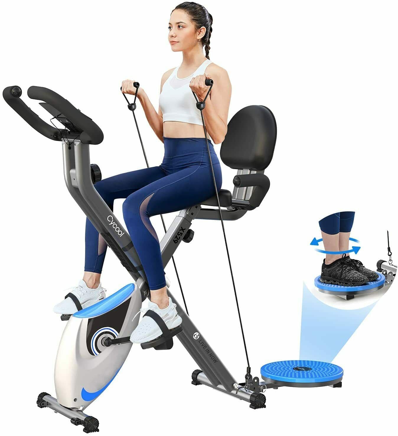 Compact exercise best sale bike for home