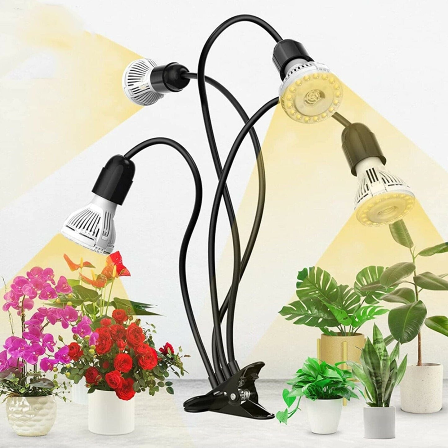 Full Spectrum Gooseneck LED Indoor Greenhouse Plant Grow Lamp Lights - Merchandise Plug