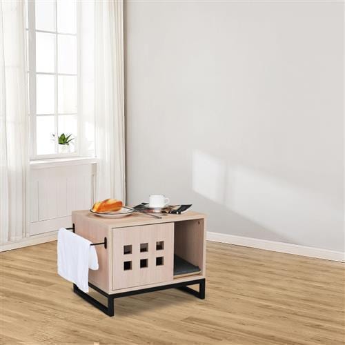 Hidden Cabinet Cat Litter Box Enclosure - Merchandise Plug