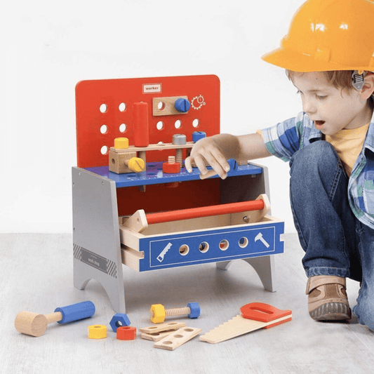 Exclusive Kids Pretend Play Realistic Work Tool Bench Toy - Merchandise Plug