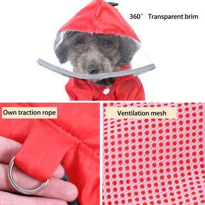 Waterproof Dinosaur Dog Rain Coat With Hood - Merchandise Plug