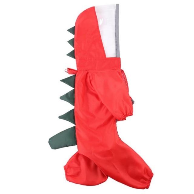 Waterproof Dinosaur Dog Rain Coat With Hood - Merchandise Plug