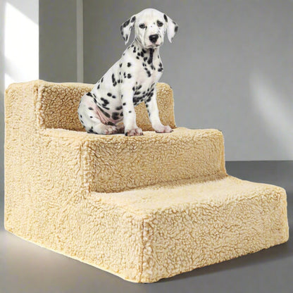 3 Step Portable Dog Stairs For Tall Bed - Merchandise Plug