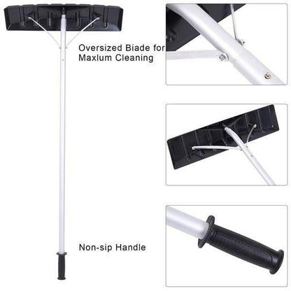 Roof Rake Shovel For Snow With Telescoping Handle - Merchandise Plug