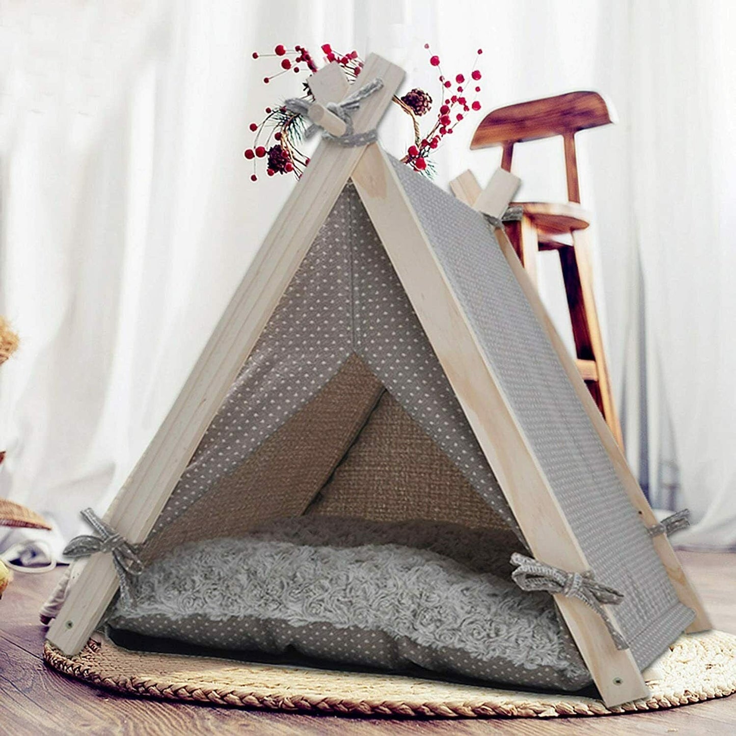 Luxury Pet Dog Puppy Teepee Tent Bed - Merchandise Plug
