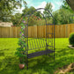 Large Outdoor Backyard Garden Arbor Archway Trellis Bench - Merchandise Plug