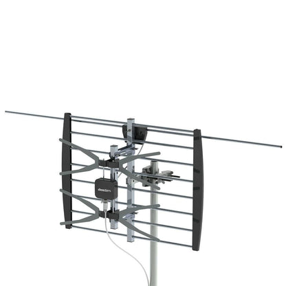 Long Distance Amplified Outdoor Digital TV Antenna 140 Miles - Merchandise Plug