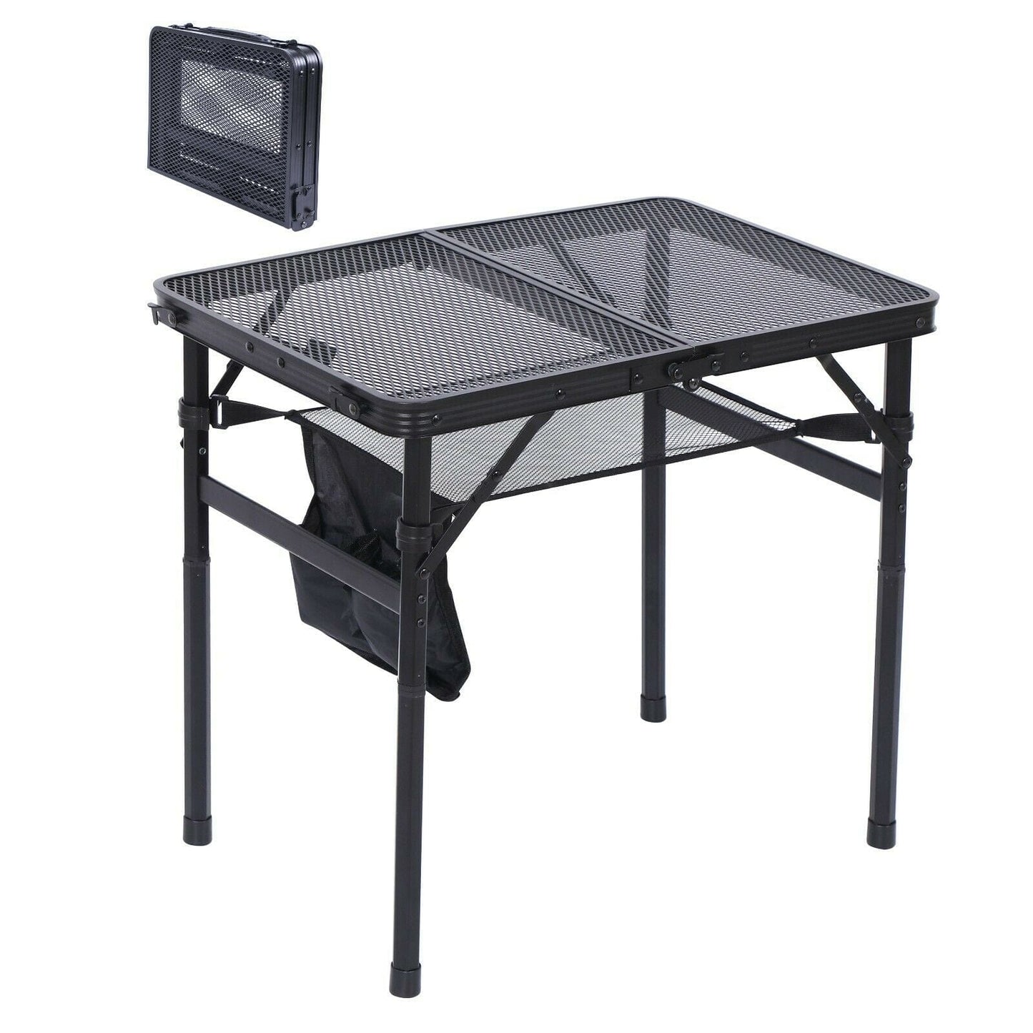 Portable Large Modern Outdoor Foldable Metal Picnic Table - Merchandise Plug