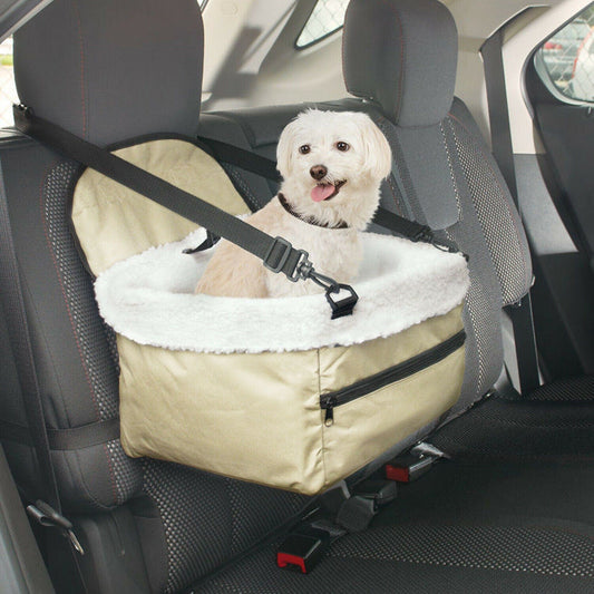 Premium Large Dog Car Booster Safety Carrier Seat - Merchandise Plug