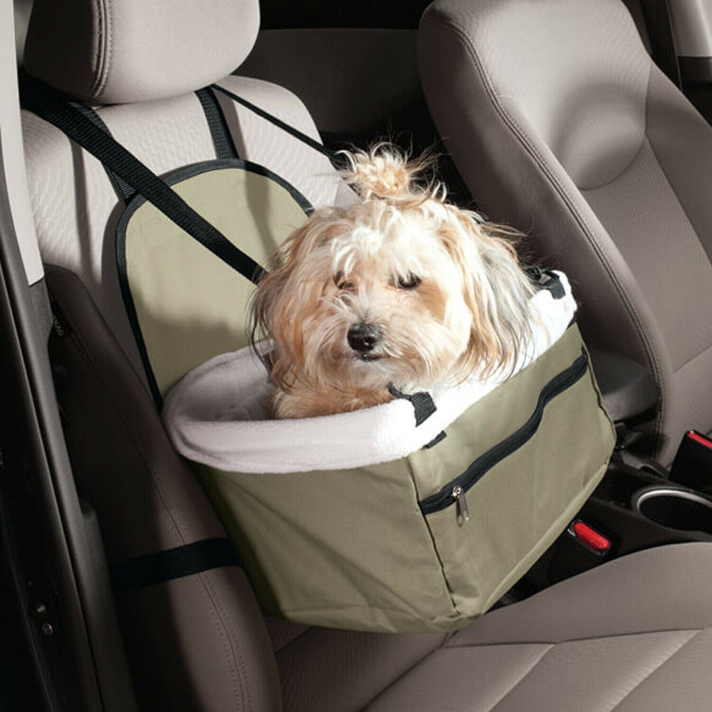 Premium Large Dog Car Booster Safety Carrier Seat - Merchandise Plug